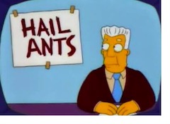 "Hail ants!"