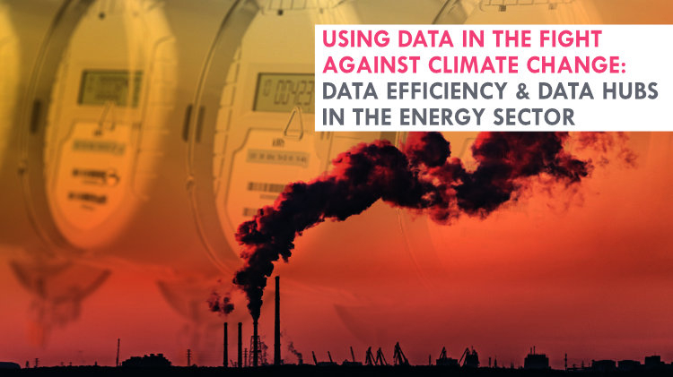 Using data in the fight against climate change: Data efficiency and data hubs in the energy sector